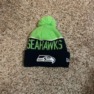 Seahawks New Era Beanie, youth size